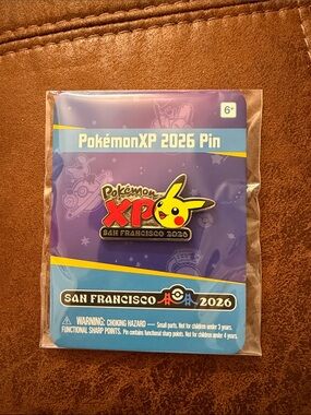 Pokémon XP 2026 San Francisco World Championships Pin Sealed